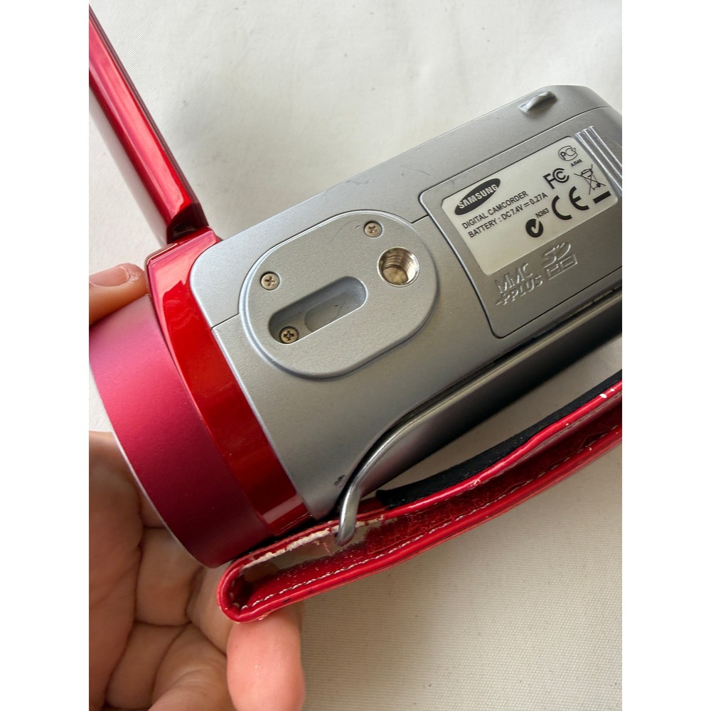 UNTESTED Samsung SC-MX20R Red Digital Camcorder 34x Optical Zoom - Picture 5 of 7